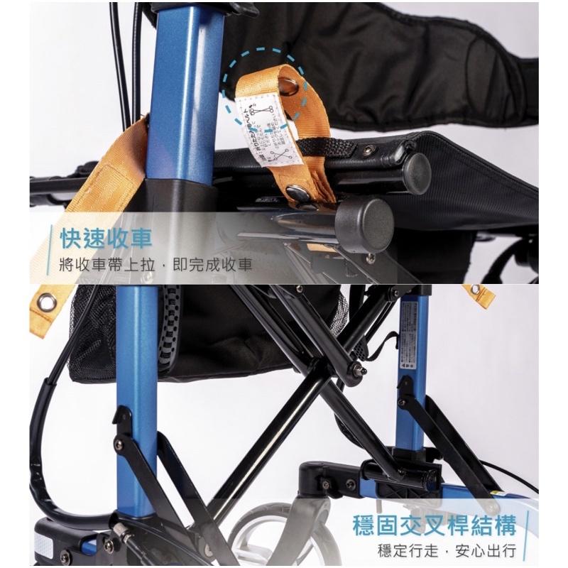 ❰免運❱ 悅康 福雅致 Move-X 2 帶輪型助步車 助行椅 鋁合金 輕量化 助步車 助走器 菜籃車 輔具 助行器-細節圖5