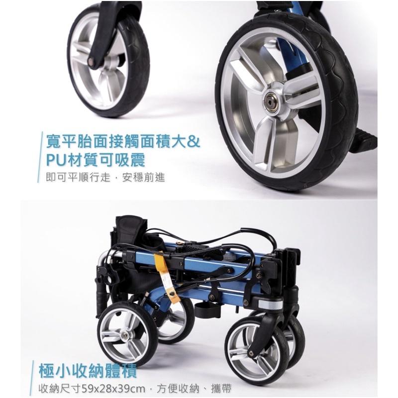 ❰免運❱ 悅康 福雅致 Move-X 2 帶輪型助步車 助行椅 鋁合金 輕量化 助步車 助走器 菜籃車 輔具 助行器-細節圖6
