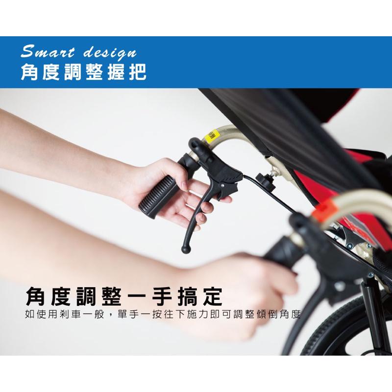 ❰免運❱ 必翔銀髮 空中傾倒看護型輪椅 PH-166A PH-186A 拆腳拆腳 鋁合金輪椅 輪椅B+AC款 輕量化輪椅-細節圖7