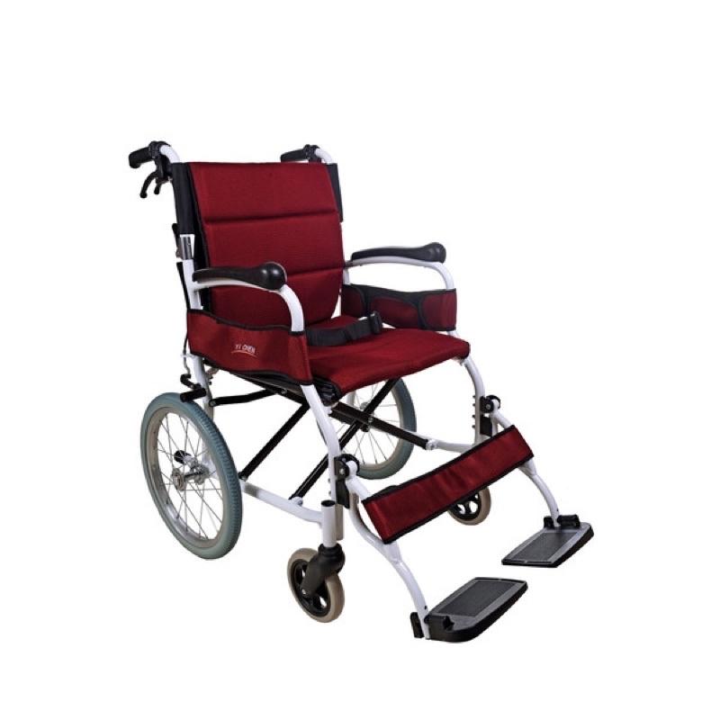 ❰免運❱ 頣臣 YC-615 小輪 航空級 鋁合金輪椅 輪椅B款 雙層坐背墊 輕量化 輪椅 醫院 診所-細節圖2