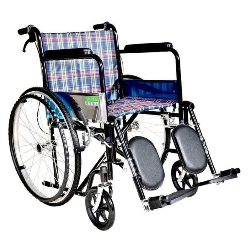 ❰免運❱ 頣臣 YC-927 骨科腳 鐵製輪椅 輪椅A款 手動輪椅 機械式輪椅 醫院 診所 捐贈 長照機構 輪椅-細節圖2