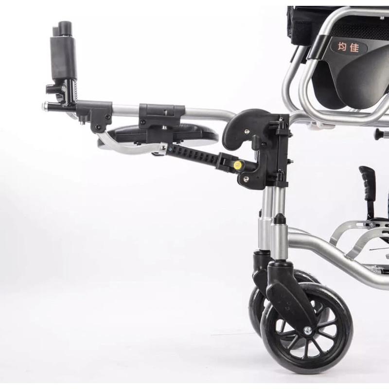 ❰免運❱ 均佳 JW-155 鋁合金輪椅 骨科腳 輪椅B款 輕量化 鋁合金 輪椅 輔具 銀髮 機構 補助-細節圖6