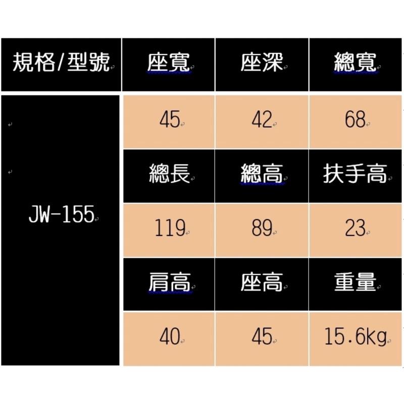 ❰免運❱ 均佳 JW-155 鋁合金輪椅 骨科腳 輪椅B款 輕量化 鋁合金 輪椅 輔具 銀髮 機構 補助-細節圖7