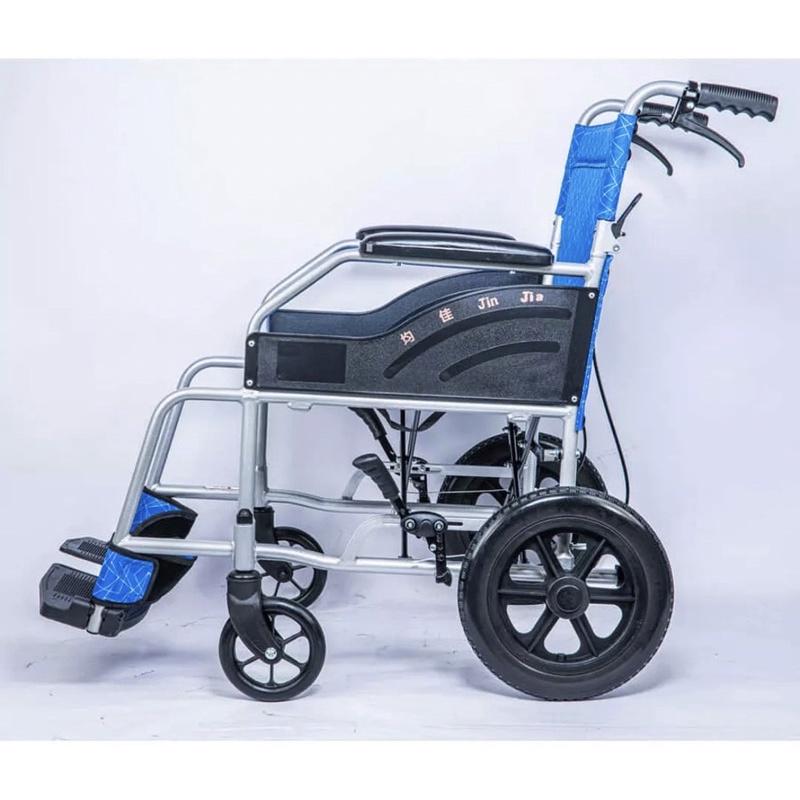 ❰免運❱ 均佳 JW-EZ-12 鋁合金輪椅 看護型 小輪 輪椅B款 輕量化 鋁合金 輪椅 輔具 銀髮 機構 補助-細節圖3