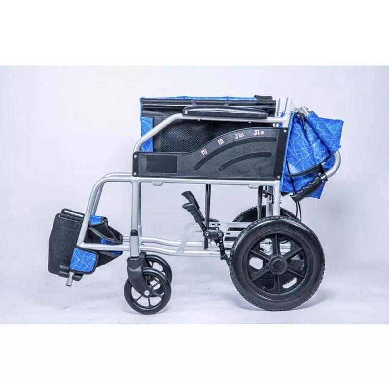 ❰免運❱ 均佳 JW-EZ-12 鋁合金輪椅 看護型 小輪 輪椅B款 輕量化 鋁合金 輪椅 輔具 銀髮 機構 補助-細節圖4