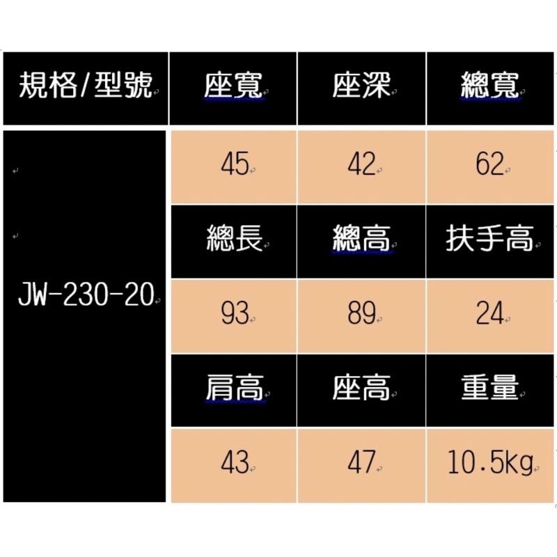 ❰免運❱ 均佳 JW-230-20 鋁合金輪椅 輕巧型 輪椅B款 輕量化 鋁合金 輪椅 輔具 銀髮 機構 補助-細節圖6