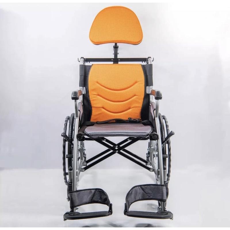 ❰免運❱ 均佳 JW-125 鋁合金輪椅+靠頭組 輪椅B款 輕量化 鋁合金 輪椅 輔具 銀髮 機構 補助 長照機構-細節圖3