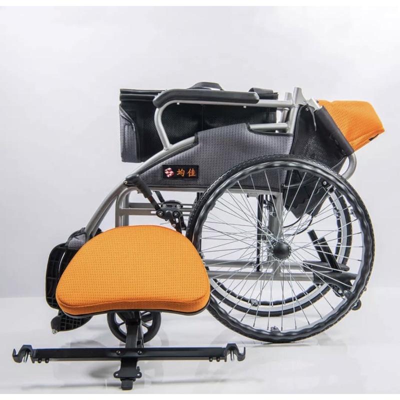 ❰免運❱ 均佳 JW-125 鋁合金輪椅+靠頭組 輪椅B款 輕量化 鋁合金 輪椅 輔具 銀髮 機構 補助 長照機構-細節圖5