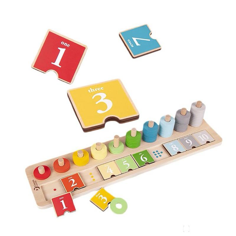 ❰現貨❱ Classic World 數字配對遊戲 視覺追視 認知學習 益智玩具 兒童學習玩具 邏輯推理 觸覺舒緩 玩具-細節圖2