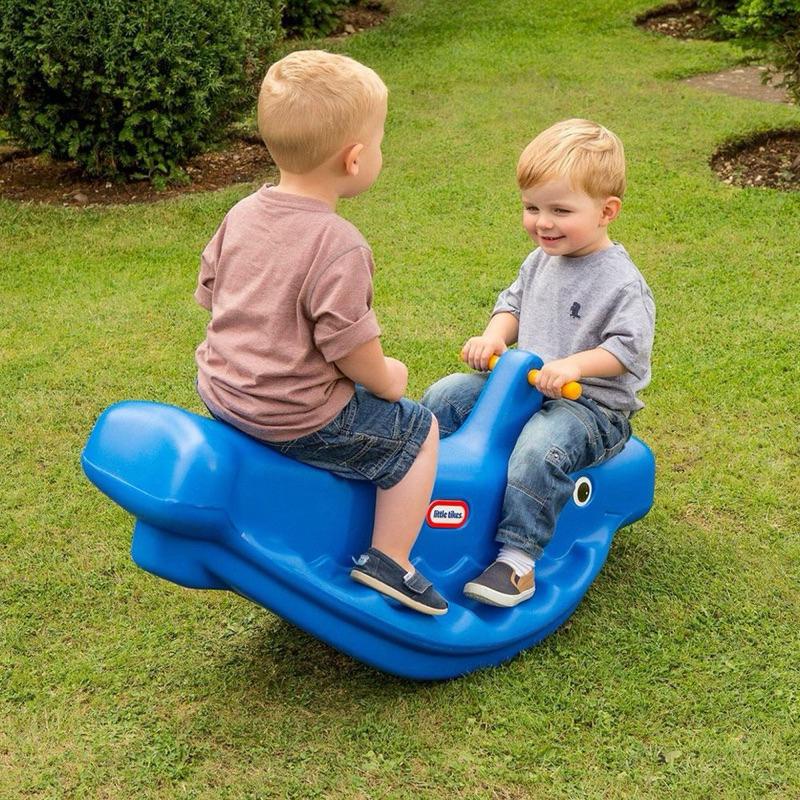 ❰免運❱ little tikes 鯨魚蹺蹺板 兒童學習玩具 蹺蹺板 手眼協調 情緒緩和 玩具車 室內遊戲 戶外活動-細節圖3