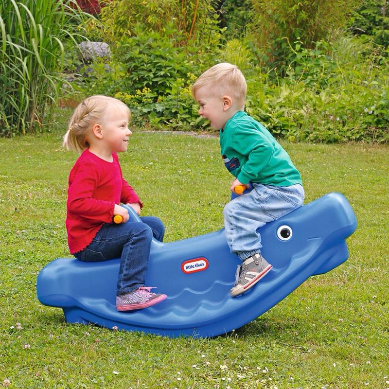 ❰免運❱ little tikes 鯨魚蹺蹺板 兒童學習玩具 蹺蹺板 手眼協調 情緒緩和 玩具車 室內遊戲 戶外活動-細節圖4
