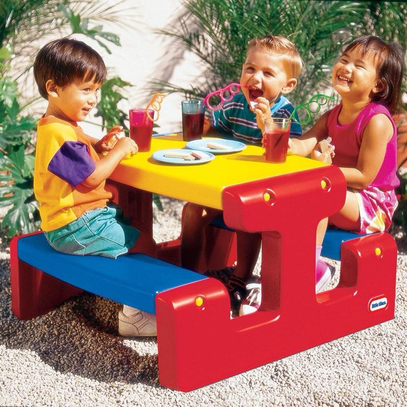 ❰免運❱ little tikes 童樂野餐桌 坐椅休息區 兒童學習玩具 教室設備 戶外設施 室外遊戲 餐桌椅 野餐露營-細節圖2