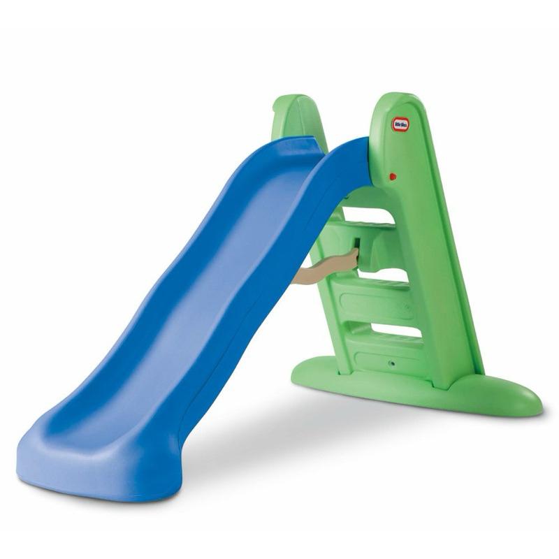 ❰免運❱ little tikes 遊戲大滑梯 藍綠 遊戲區 兒童學習玩具 溜滑梯 平衡訓練 室外遊戲 滑梯-細節圖3