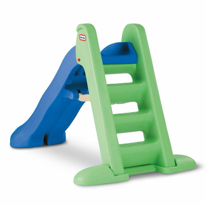 ❰免運❱ little tikes 遊戲大滑梯 藍綠 遊戲區 兒童學習玩具 溜滑梯 平衡訓練 室外遊戲 滑梯-細節圖4