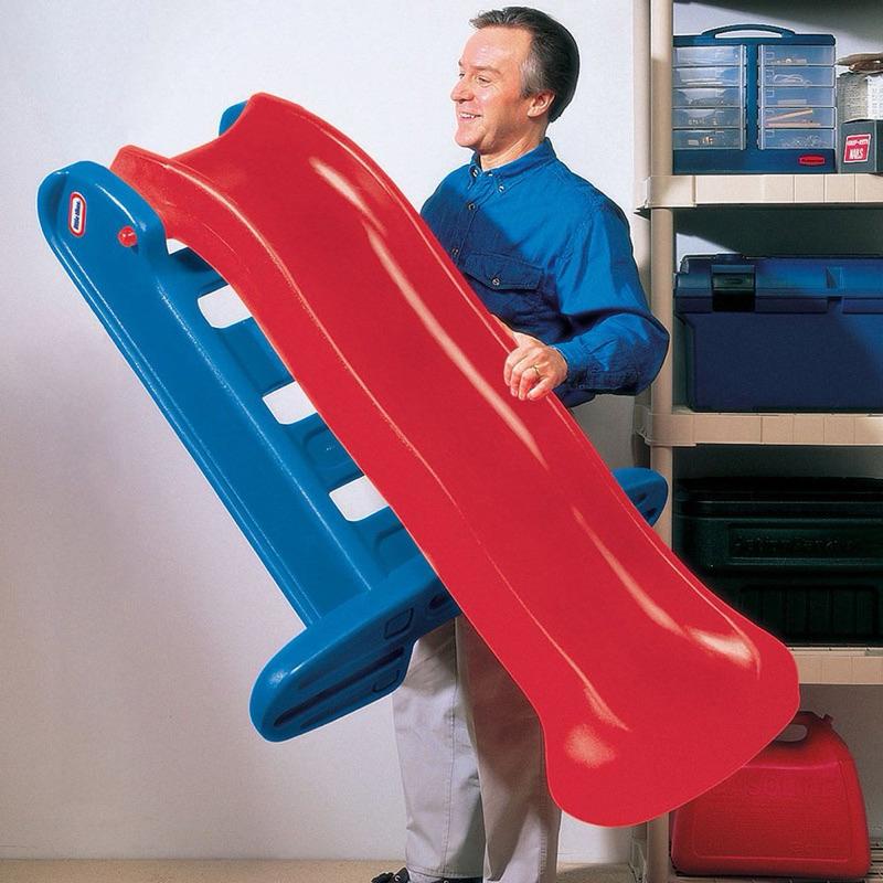 ❰免運❱ little tikes 遊戲大滑梯 紅藍 遊戲區 兒童學習玩具 溜滑梯 平衡訓練 室外遊戲-細節圖3
