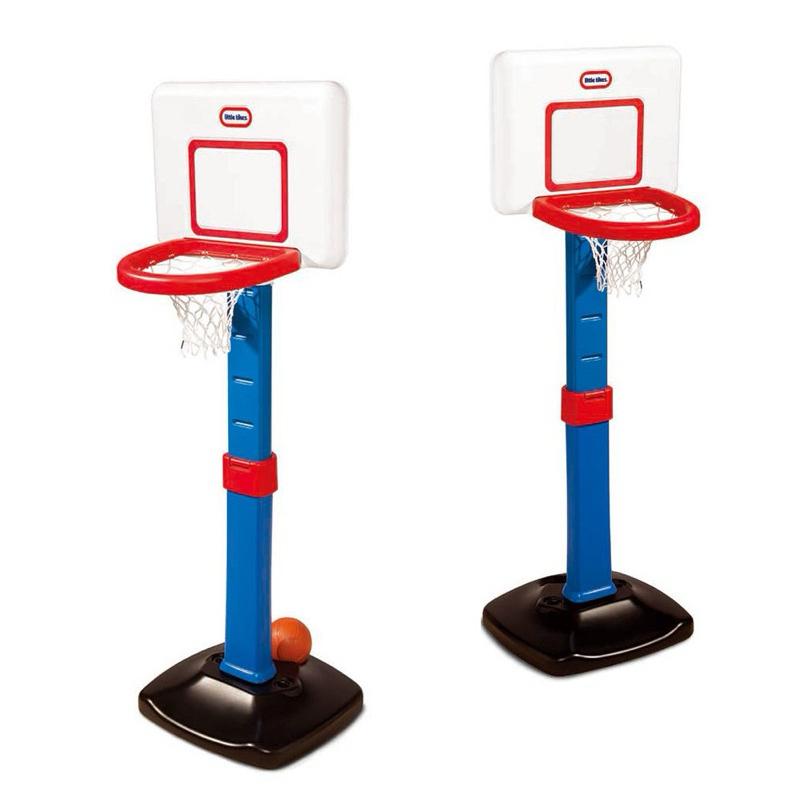 ❰免運❱ little tikes 小籃球架 方框 超大灌籃 可調高低 兒童學習玩具 手腳協調訓練 籃球運動 平衡訓練-細節圖7