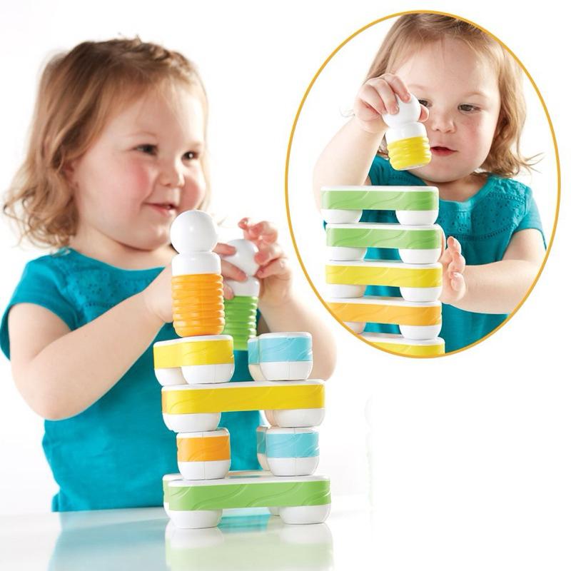 ❰免運❱ guidecraft 觸覺磁力連結積木-16件 兒童玩具 手眼協調訓練 益智玩具 遊戲 觸覺刺激 邏輯思考玩具-細節圖3