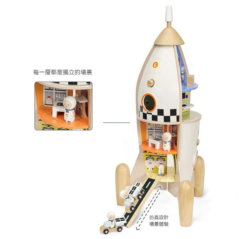 ❰免運❱ Classic World 宇宙探險號火箭 兒童學習玩具 手眼協調訓練 益智玩具 遊戲 觸覺刺激 邏輯思考-細節圖5