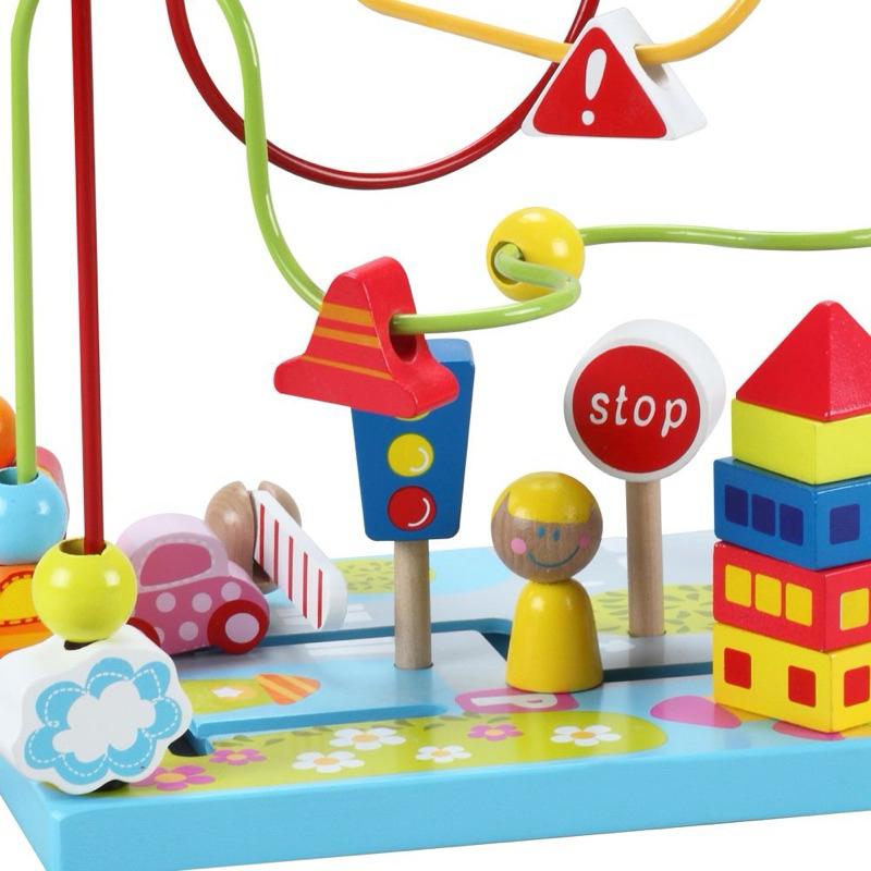 ❰免運❱ Classic World 街景串珠 桌遊 兒童學習玩具 手眼協調訓練 益智玩具 遊戲 觸覺刺激 邏輯思考玩具-細節圖4