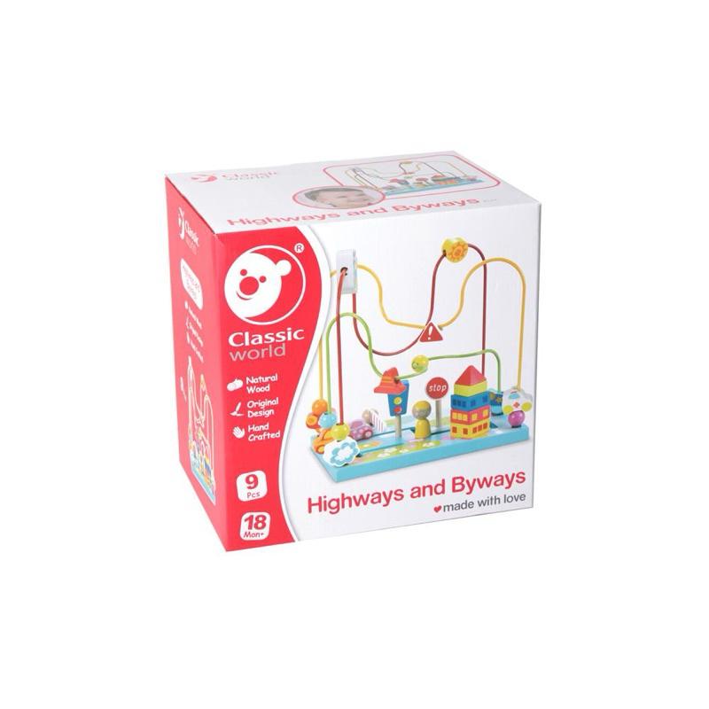 ❰免運❱ Classic World 街景串珠 桌遊 兒童學習玩具 手眼協調訓練 益智玩具 遊戲 觸覺刺激 邏輯思考玩具-細節圖5