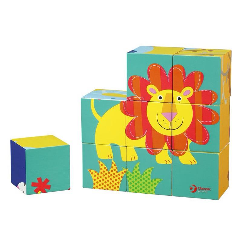 ❰免運❱ Classic World 野生動物立體拼圖 桌遊 兒童學習玩具 手眼協調訓練 益智玩具 遊戲 觸覺刺激 玩具-細節圖6