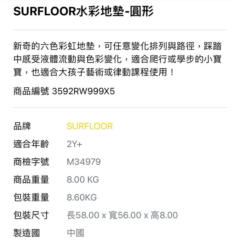 ❰免運❱ SURFLOOR水彩地墊-圓形 兒童地墊 手眼協調訓練 益智玩具 遊戲 觸覺刺激 邏輯思考 學習設備 小孩玩具-細節圖7