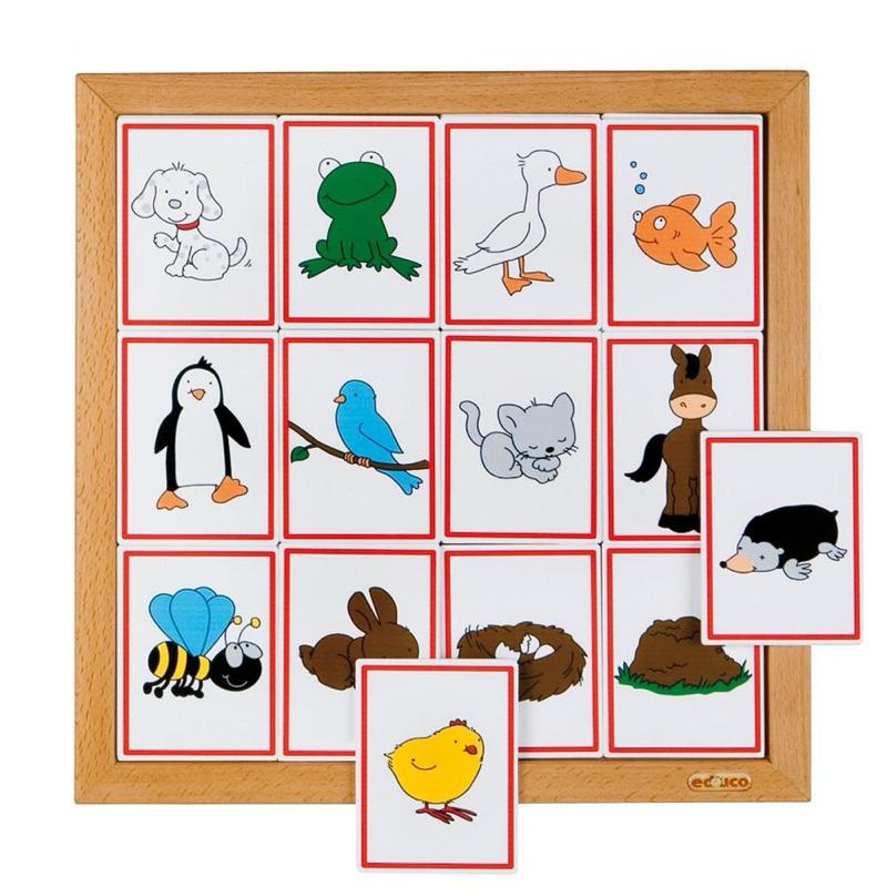 ❰免運❱ educo 動物住家組 桌遊 兒童學習玩具 手眼協調訓練 益智玩具 遊戲 觸覺刺激 邏輯思考 小孩玩具 幼稚園-細節圖2