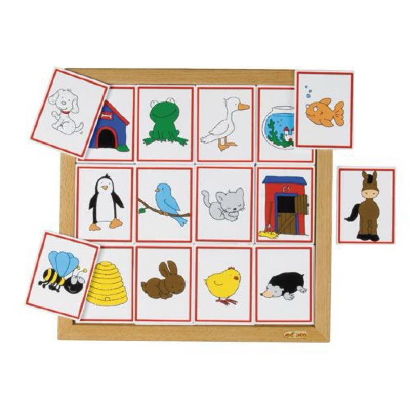 ❰免運❱ educo 動物住家組 桌遊 兒童學習玩具 手眼協調訓練 益智玩具 遊戲 觸覺刺激 邏輯思考 小孩玩具 幼稚園-細節圖3