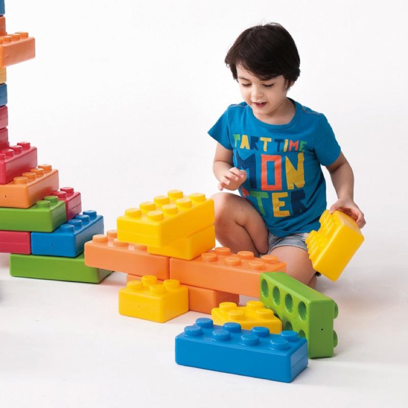 ❰免運❱ Weplay 歡樂大積木 45件 台灣製造 手眼協調 平衡訓練 學習運動 益智玩具 幼教用品 遊戲 兒童玩具-細節圖2