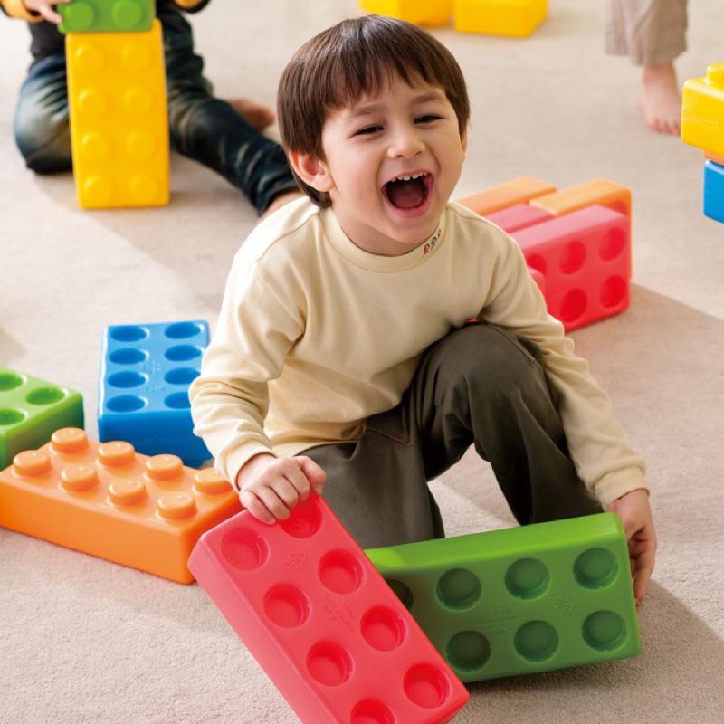 ❰免運❱ Weplay 歡樂大積木 45件 台灣製造 手眼協調 平衡訓練 學習運動 益智玩具 幼教用品 遊戲 兒童玩具-細節圖4