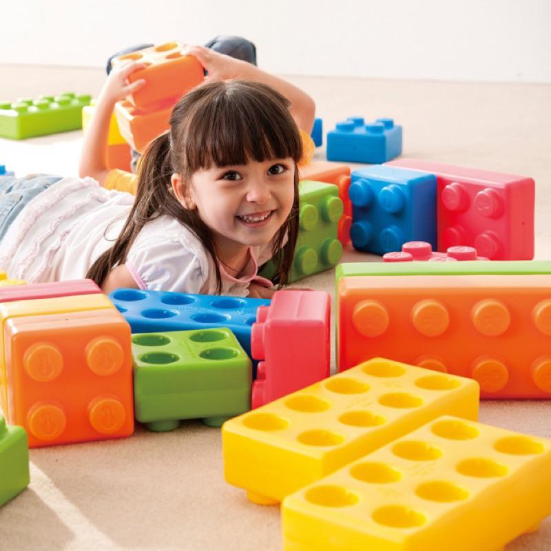 ❰免運❱ Weplay 歡樂大積木 45件 台灣製造 手眼協調 平衡訓練 學習運動 益智玩具 幼教用品 遊戲 兒童玩具-細節圖5