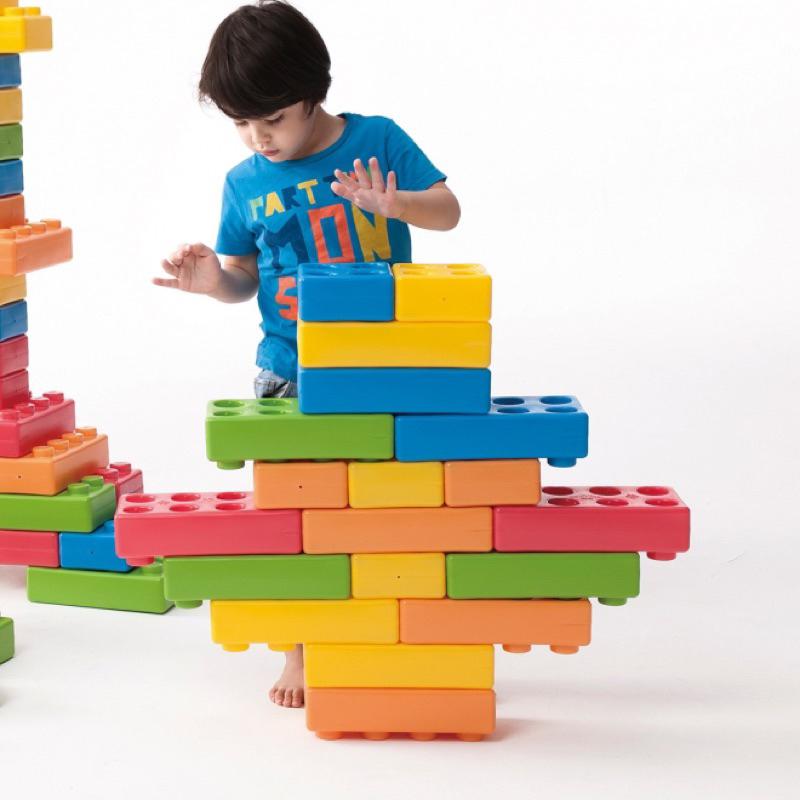 ❰免運❱ Weplay 歡樂大積木 45件 台灣製造 手眼協調 平衡訓練 學習運動 益智玩具 幼教用品 遊戲 兒童玩具-細節圖6