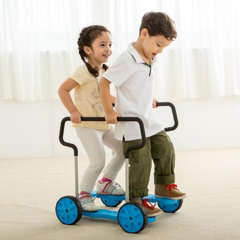 ❰免運❱ Weplay 雙人平衡踩踏車 台灣製造 平衡練習 學習控制 手眼腳協調 室內活動 幼教用品 遊戲 兒童玩具-細節圖5