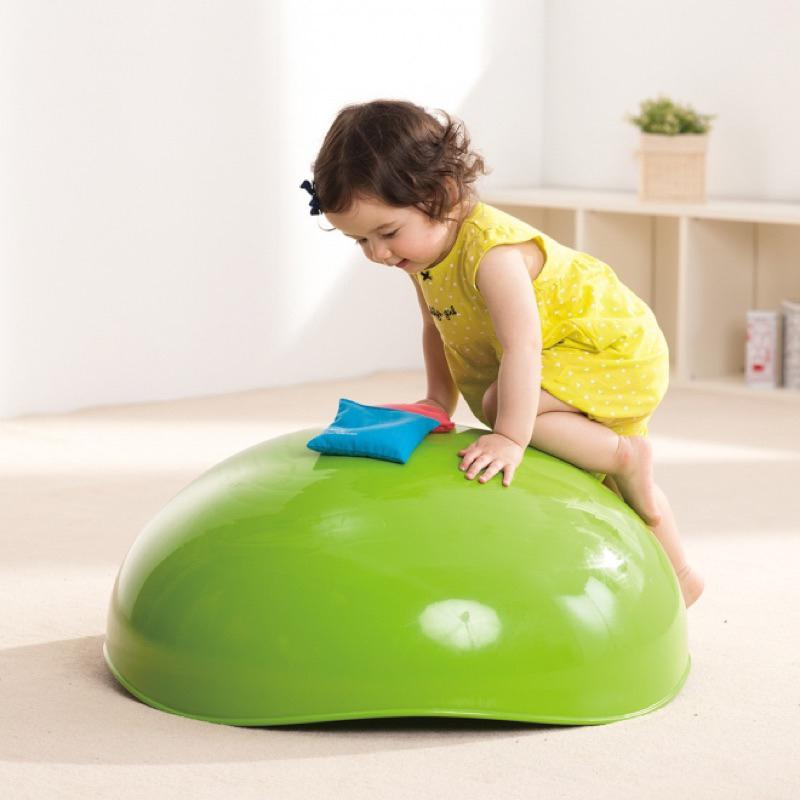 ❰免運❱ Weplay 搖滾陀螺 綠 原廠認證 台灣製造 平衡練習 關節靈活訓練 室內活動 幼教用品 遊戲 兒童玩具-細節圖4