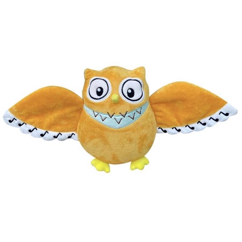 ❰免運❱ QSHION 好聲鷹啾啾玩偶 貓頭鷹 可愛娃娃 布偶 玩偶 玩具 抱枕 枕頭 兒童 嬰兒-細節圖2