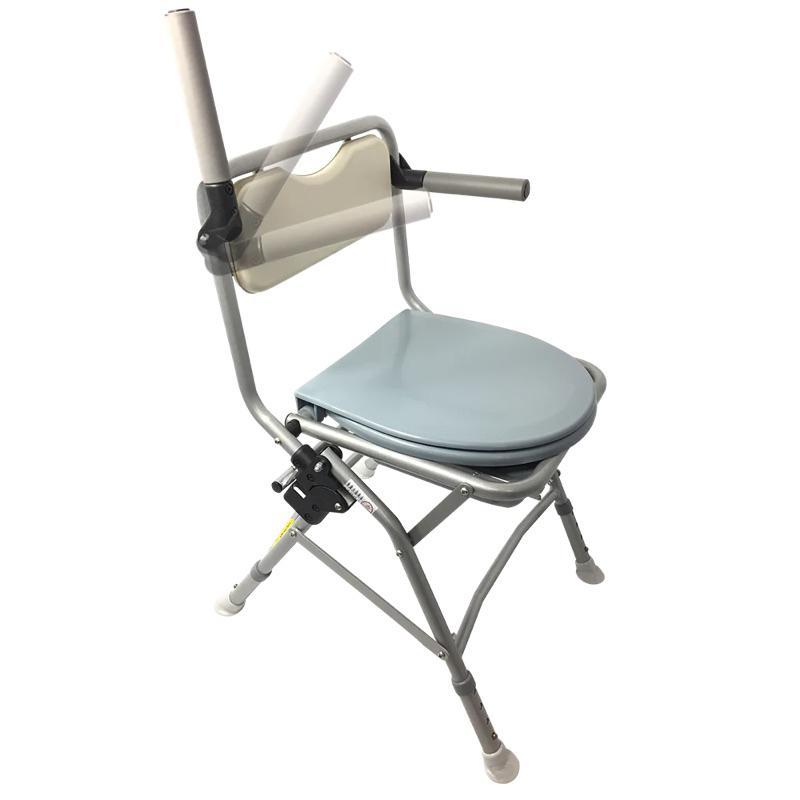 ❰免運❱ 祥巽 便器椅 CC-05 日式便盆椅 輕量鋁合金 高度可調 可收合 鋁合金 銀髮輔具 洗澡椅 補助-細節圖5