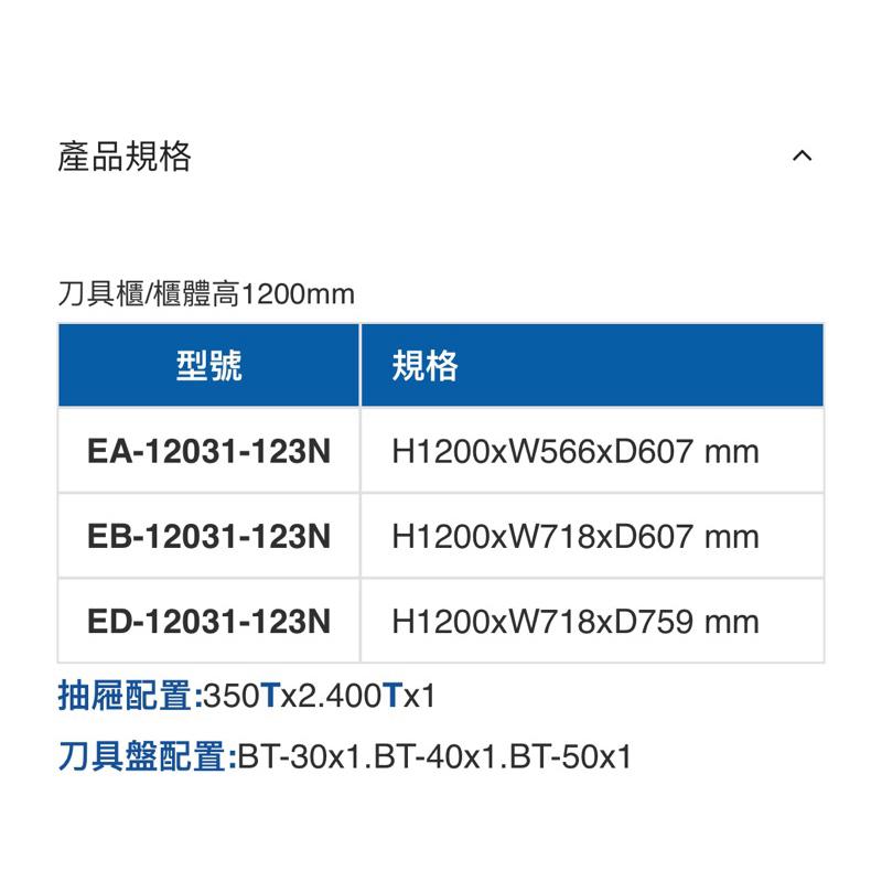 ❰免運❱ Tanko 天鋼 刀具櫃 刀具車 抽屜櫃 EA-12031-123N EB ED 高承重型 收納櫃 櫃子 工廠-細節圖8