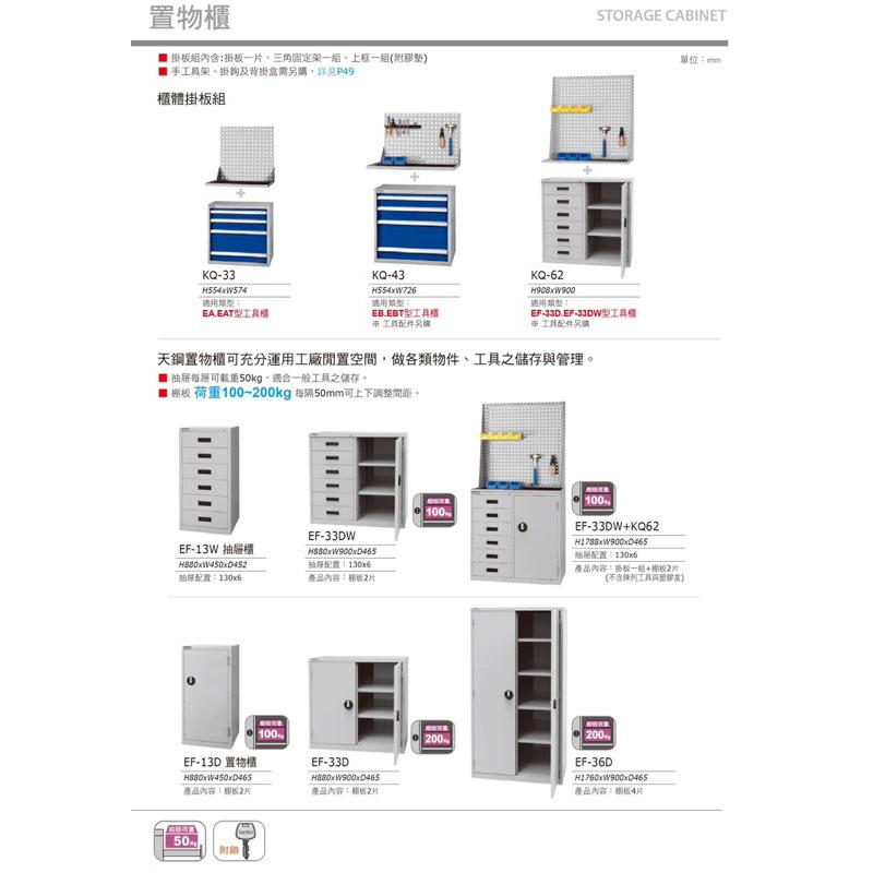 ❰免運❱ Tanko 天鋼 經典系統工作站 EF-36D 置物櫃 工具櫃 台灣製造 維修站設備 灰色 保養廠 汽修 櫃子-細節圖7