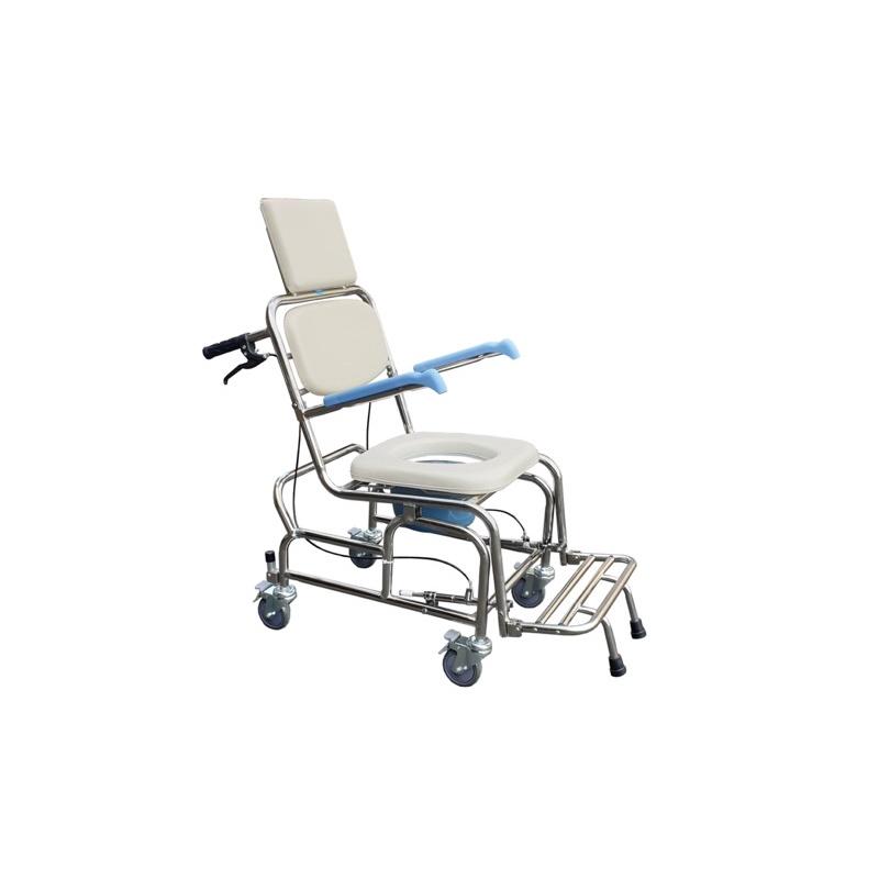 ❰免運❱ 耀宏 YH125-5 不銹鋼空中傾倒便器椅 YAHO 銀髮輔具 不鏽鋼 便盆椅 沐浴椅 傾倒 便器椅-細節圖2