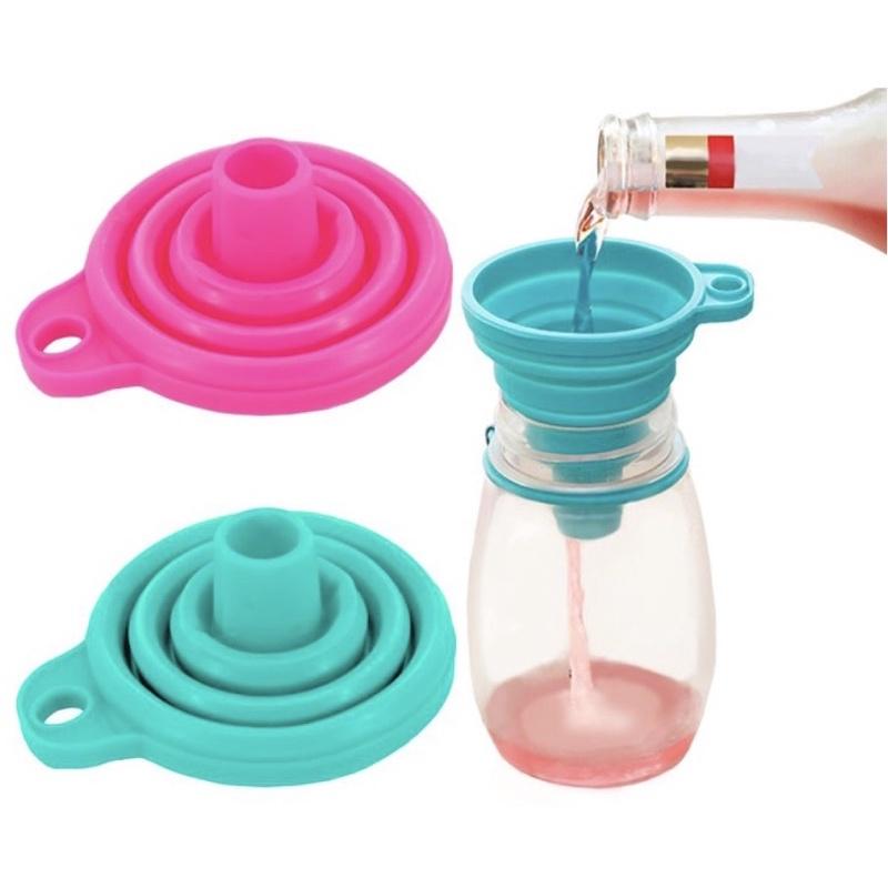 ❰台灣現貨❱ 折疊漏斗 矽膠漏斗 漏斗 迷你 分裝 隨身攜帶 摺疊 桶裝酒精 4公升 500ml 酒精 便攜-細節圖6