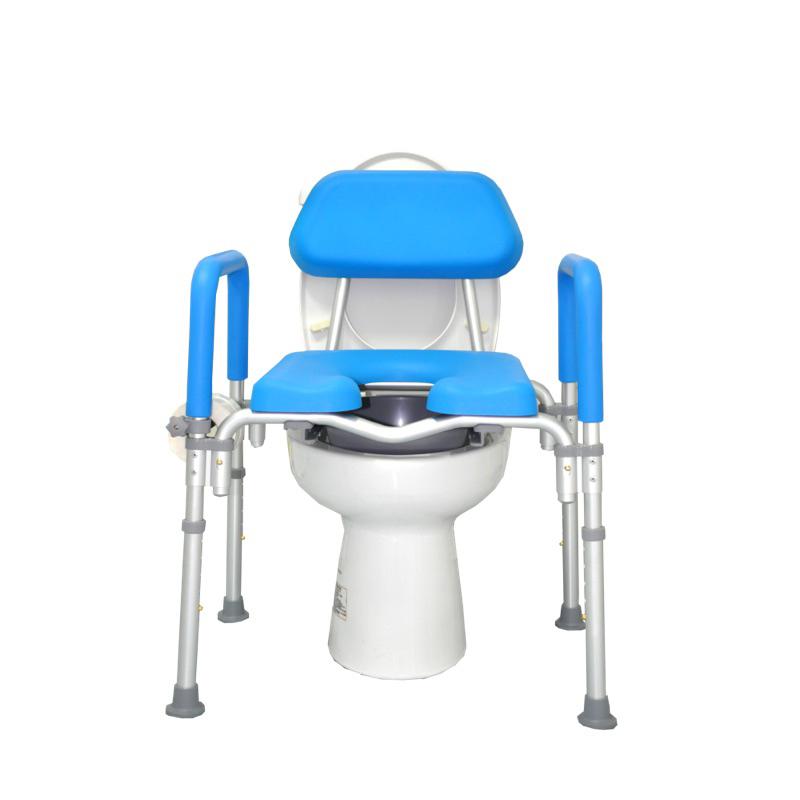 ❰免運❱ 杏華 鋁製加大便椅 HT4060-BL 鋁合金 輕量化 便盆椅 洗澡椅 沐浴椅 銀髮 輔具 補助-細節圖4