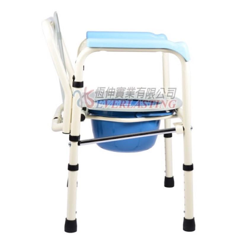 ❰現貨免運❱ 恆伸 鐵製烤漆折合硬墊便椅 便盆椅 ER-4096 銀髮輔具 原廠公司貨 實體店面-細節圖2