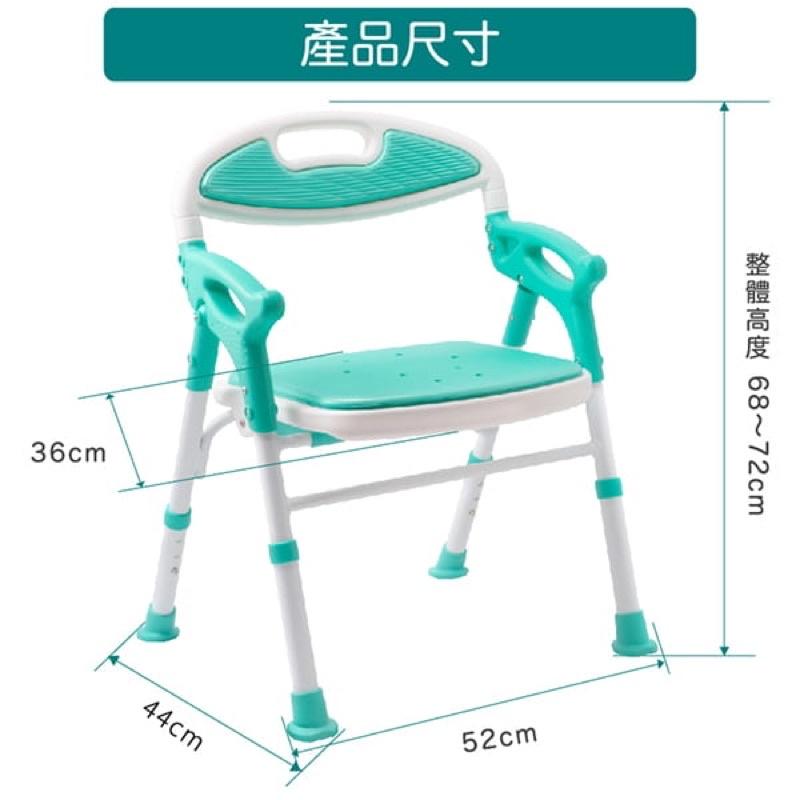 ❰免運❱ 三樂事 Sunlus 折疊式軟墊洗澡椅 沐浴椅 SP5606 可調高低 可折疊 軟墊 輔具 補助-細節圖4