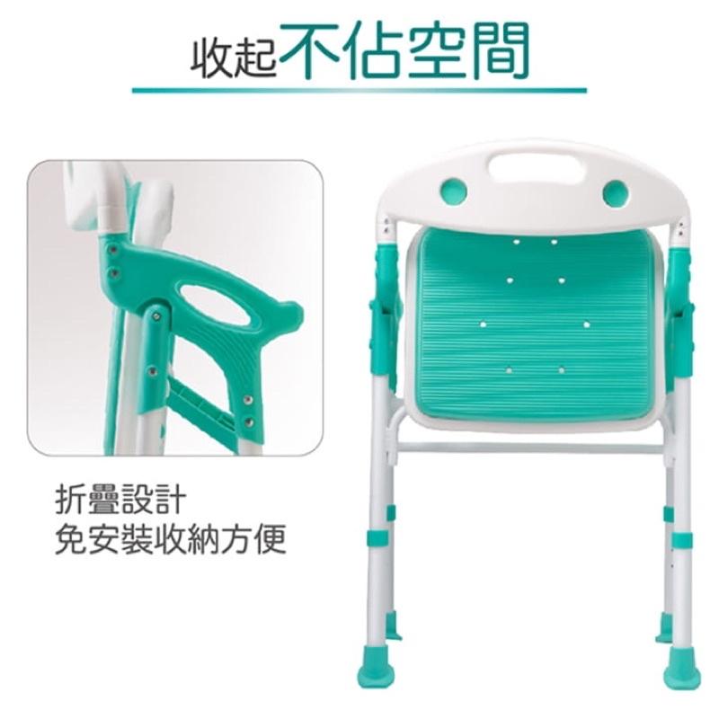 ❰免運❱ 三樂事 Sunlus 折疊式軟墊洗澡椅 沐浴椅 SP5606 可調高低 可折疊 軟墊 輔具 補助-細節圖9