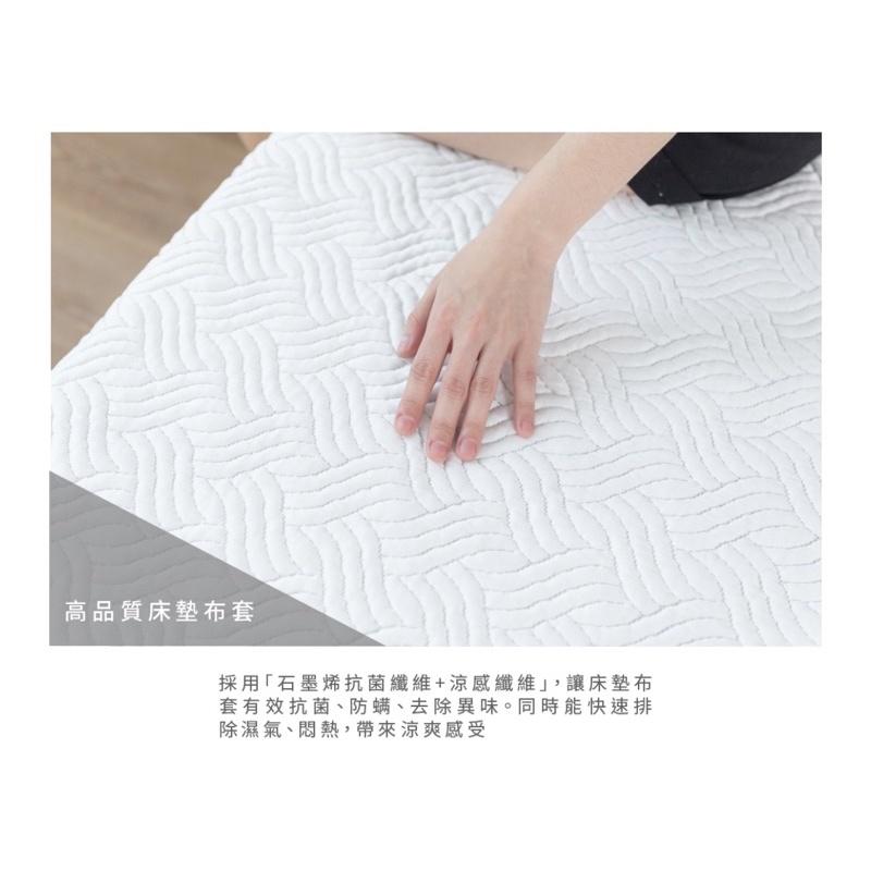 ❰免運❱ QSHION 石墨烯 單人涼感薄墊 高5/8公分 台灣製造 單人床墊 露營 涼感 全無毒 抑菌防蟎-細節圖3