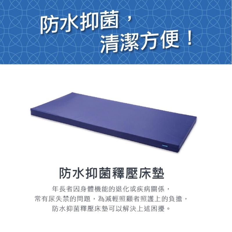❰免運❱ QSHION 防水抑菌釋壓床墊 透氣床墊 彈力床墊 電動床 醫療床 台灣製 一體成型 高含氧纖維 單人床 床墊-細節圖2