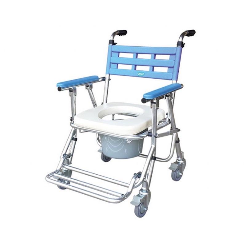 ❰免運❱ 耀宏 YH121-3 鋁合金收合式便器椅 有輪 / 高低可調 鋁合金 便盆椅 洗澡椅 實體店 原廠公司貨-細節圖3