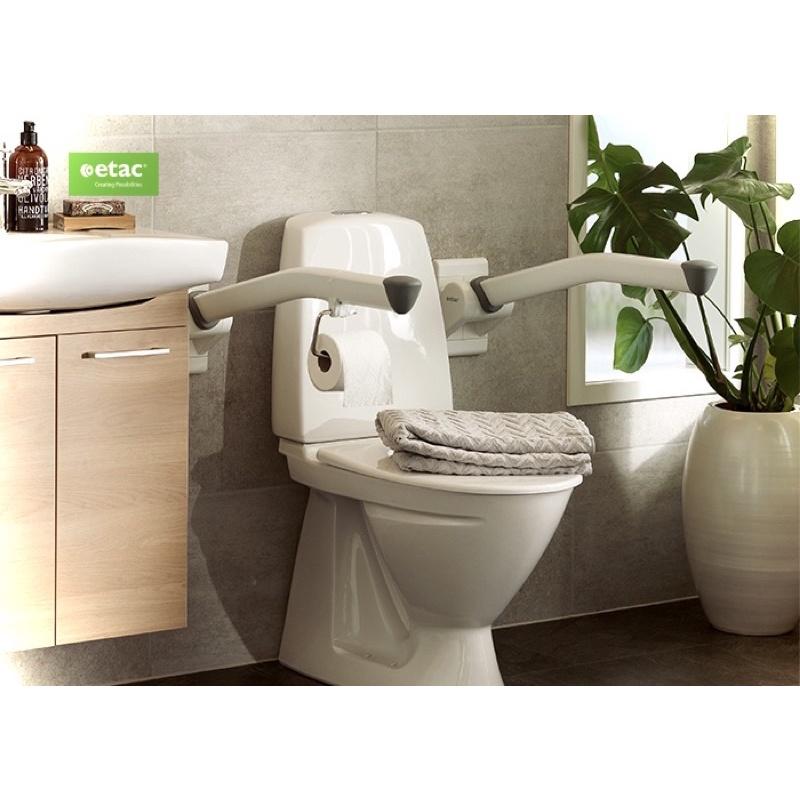 ❰免運❱ 瑞典 Etac 益他REX馬桶扶手 可收折 鋁合金 不鏽鋼 安全扶手 起身扶手 馬桶 廁所 扶手-細節圖2