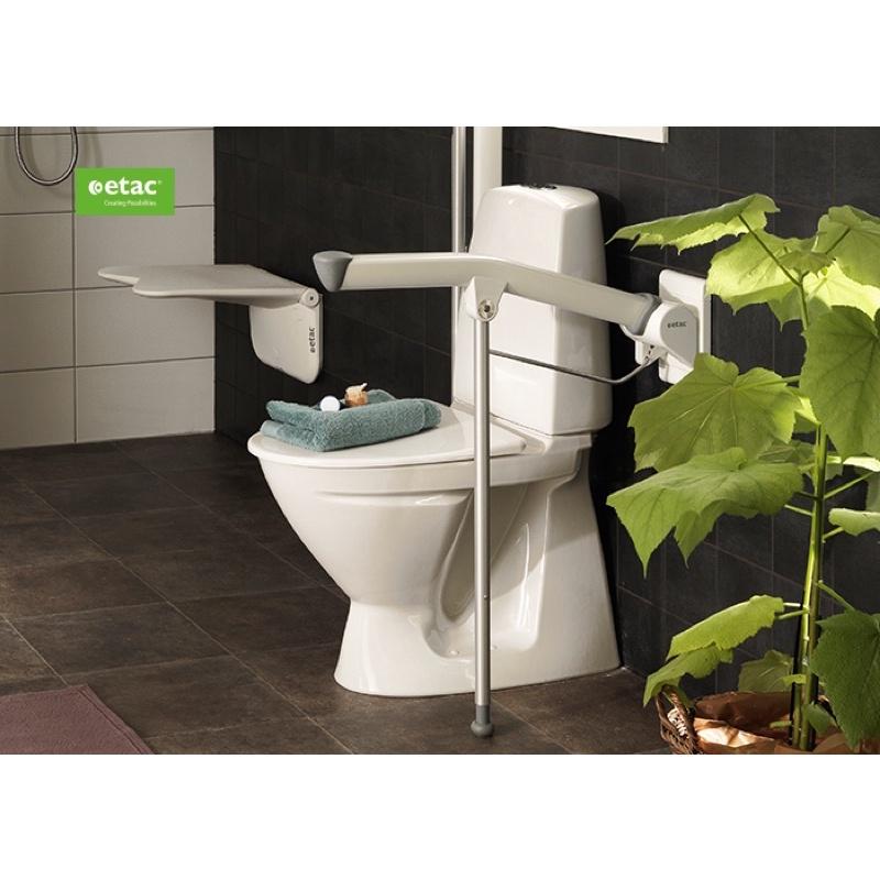 ❰免運❱ 瑞典 Etac 益他REX馬桶扶手 可收折 鋁合金 不鏽鋼 安全扶手 起身扶手 馬桶 廁所 扶手-細節圖3