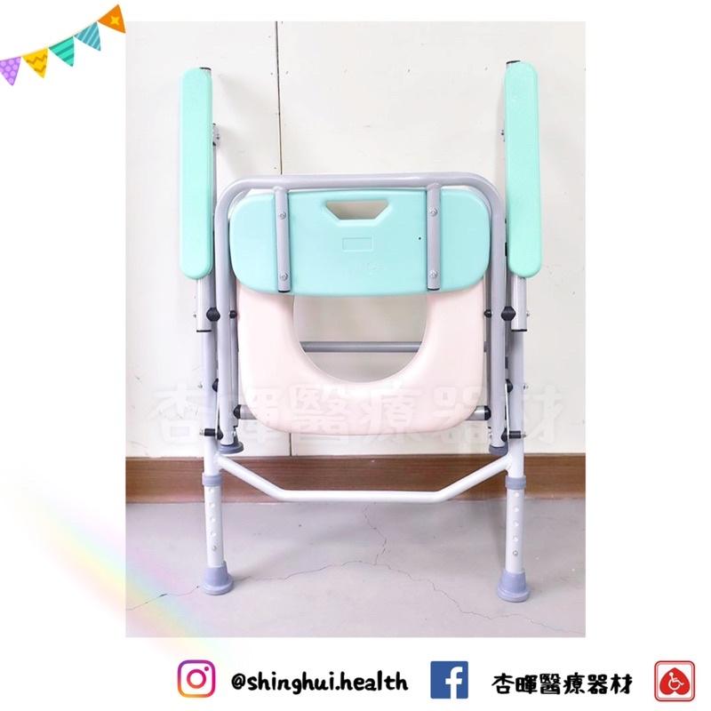 ❰免運❱ 恆伸 鋁合金收合便盆椅 (含桶子) 便盆椅 ER-4527 洗澡椅-細節圖4